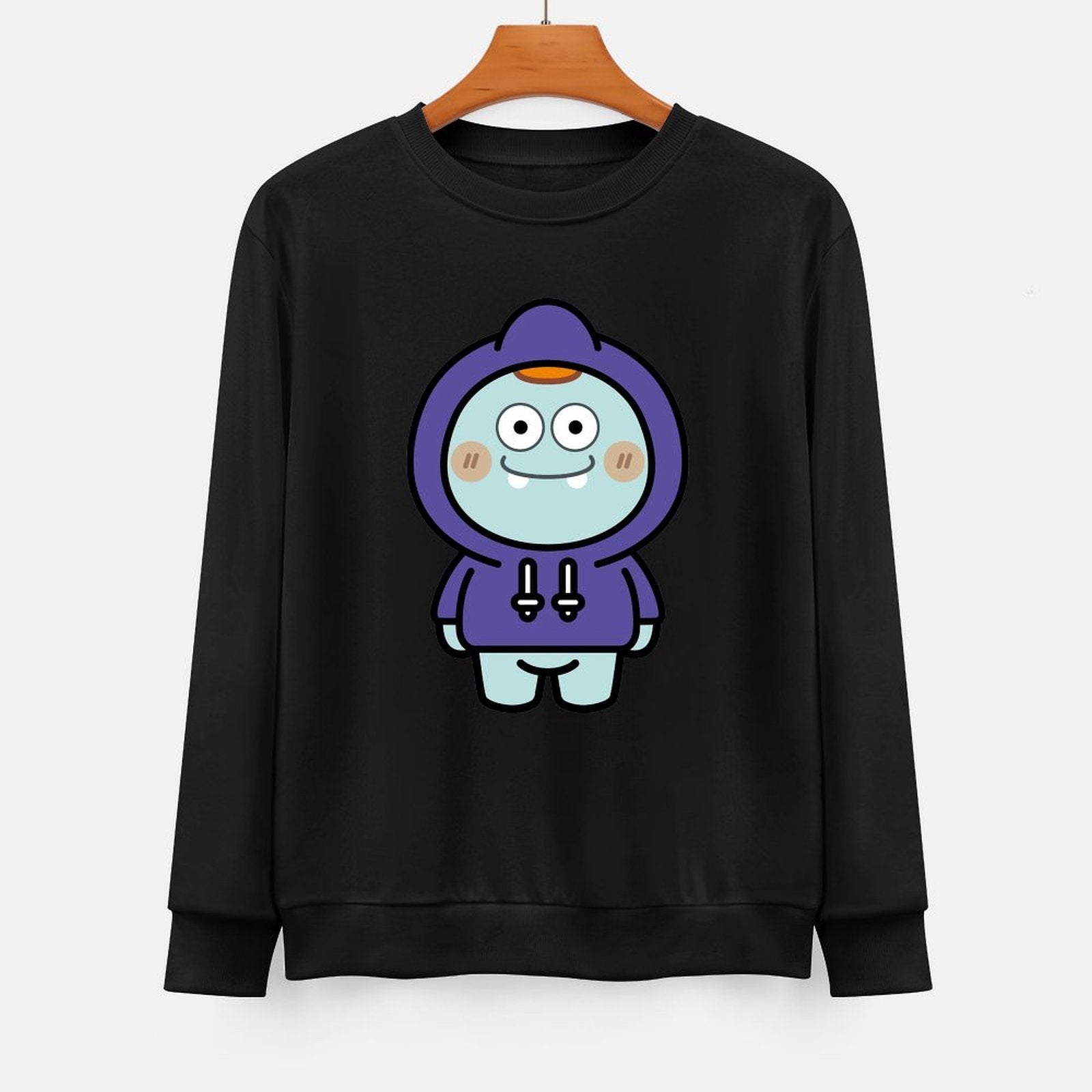 Front Patterned Long Sleeve TopDaily StreetFit